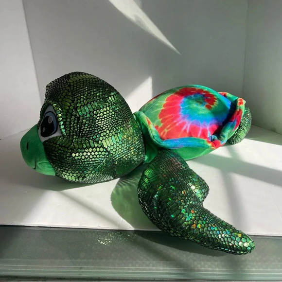 Caravan Soft Toys Tie Dye  Shell Turtle 22” - Picture 10 of 13